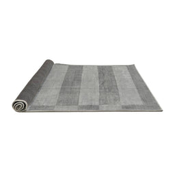 Sideview of Abstract Gray Modern Rug, abs1524gry