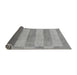 Sideview of Abstract Gray Modern Rug, abs1524gry