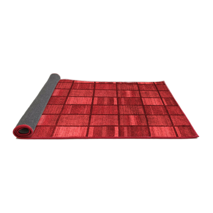 Checkered Red Modern Area Rugs