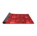 Checkered Red Modern Area Rugs