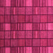 Square Checkered Pink Modern Rug, abs1525pnk