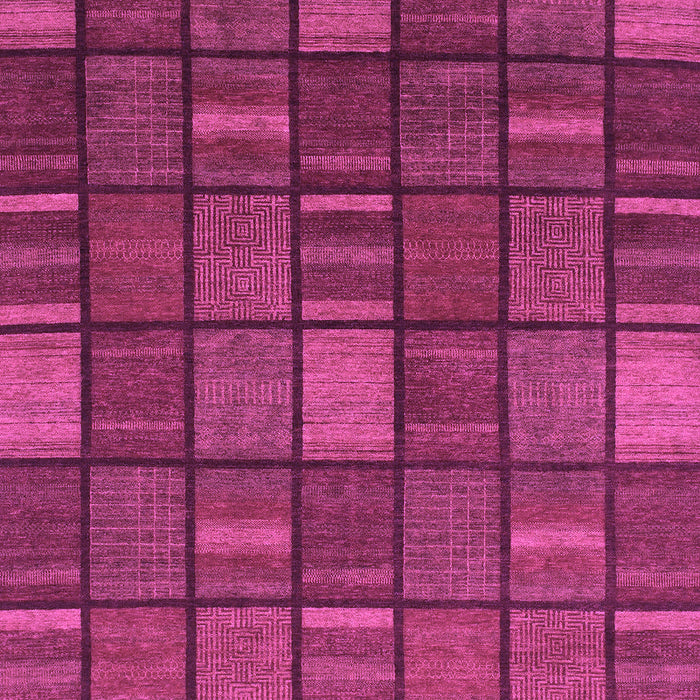 Machine Washable Checkered Purple Modern Area Rugs, wshabs1525pur