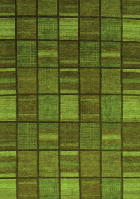 Checkered Green Modern Rug, abs1525grn