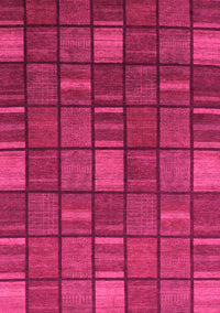 Checkered Pink Modern Rug, abs1525pnk