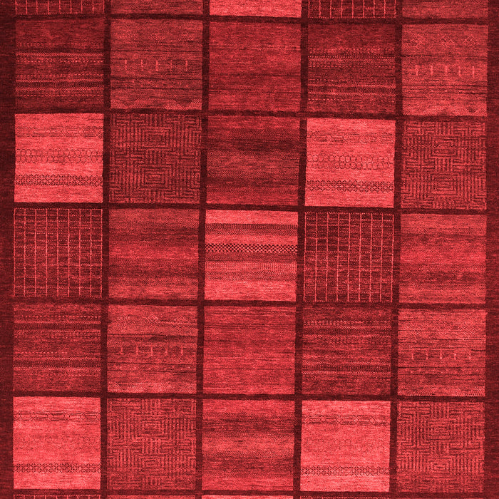 Checkered Red Modern Area Rugs