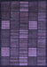 Machine Washable Checkered Blue Modern Rug, wshabs1526blu