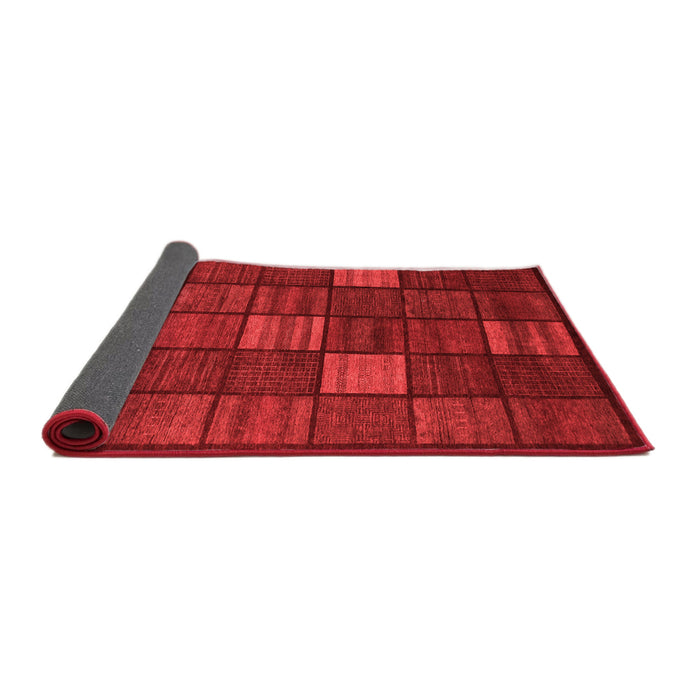Checkered Red Modern Area Rugs