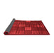 Checkered Red Modern Area Rugs