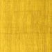 Square Abstract Yellow Modern Rug, abs1527yw