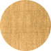 Round Abstract Brown Modern Rug, abs1527brn