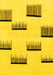 Solid Yellow Modern Rug, abs1528yw