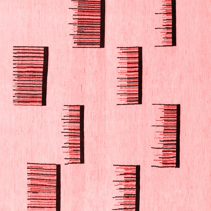 Machine Washable Solid Red Modern Rug, wshabs1528red