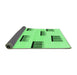 Sideview of Solid Emerald Green Modern Rug, abs1528emgrn