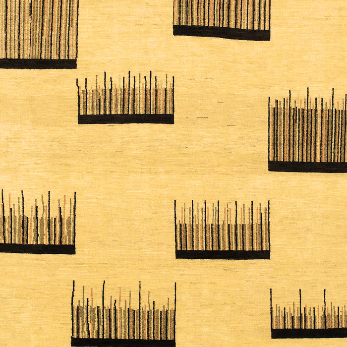 Machine Washable Solid Brown Modern Rug, wshabs1528brn