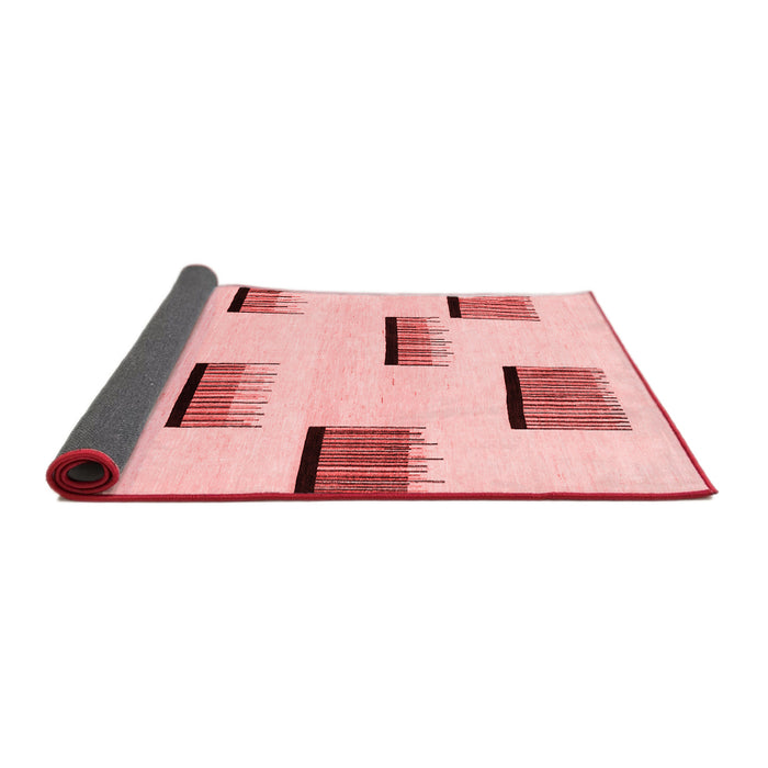 Solid Red Modern Area Rugs