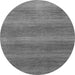 Round Abstract Gray Modern Rug, abs1529gry