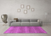 Machine Washable Abstract Purple Modern Rug, wshabs1529pur