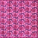 Square Machine Washable Abstract Pink Modern Rug, wshabs152pnk