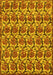 Abstract Yellow Modern Rug, abs152yw