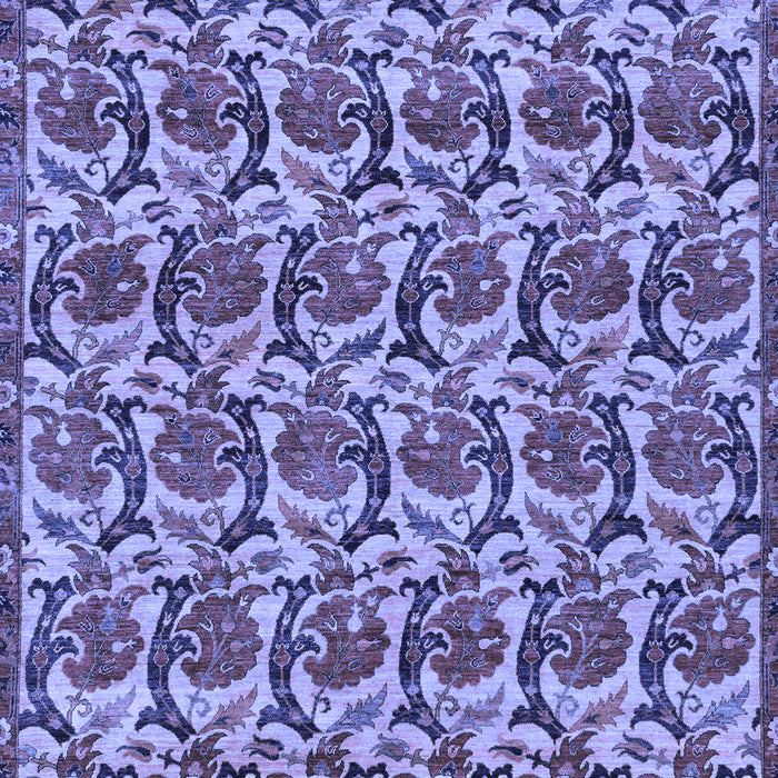 Machine Washable Abstract Blue Modern Rug, wshabs152blu