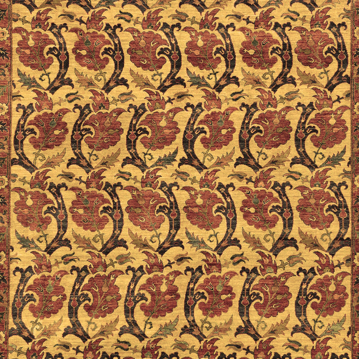 Abstract Brown Modern Rug, abs152brn