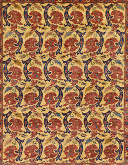 Abstract Fire Brick Red Modern Rug, abs152
