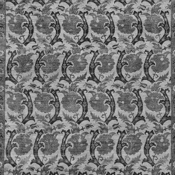 Machine Washable Abstract Gray Modern Rug, wshabs152gry