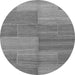 Round Abstract Gray Modern Rug, abs1530gry