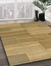 Abstract Gold Modern Rug, abs1530