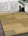 Machine Washable Abstract Gold Rug in a Family Room, wshabs1530