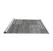 Sideview of Machine Washable Abstract Gray Modern Rug, wshabs1530gry