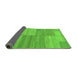 Sideview of Abstract Green Modern Rug, abs1530grn