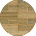 Round Abstract Gold Modern Rug, abs1530