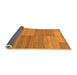 Sideview of Abstract Orange Modern Rug, abs1530org