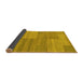 Sideview of Abstract Yellow Modern Rug, abs1530yw