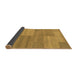 Sideview of Abstract Brown Modern Rug, abs1530brn