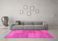 Machine Washable Abstract Pink Modern Rug, wshabs1530pnk