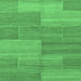 Square Abstract Emerald Green Modern Rug, abs1530emgrn