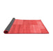 Abstract Red Modern Area Rugs