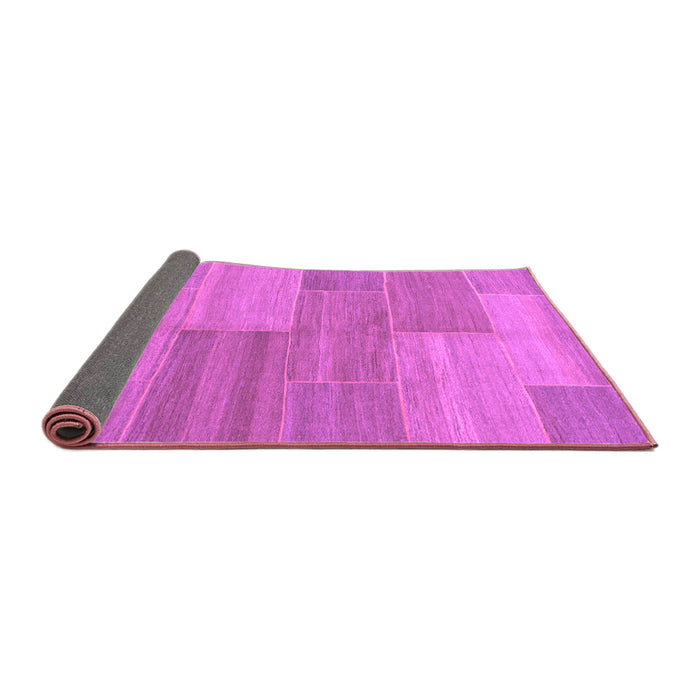 Sideview of Abstract Purple Modern Rug, abs1530pur