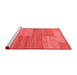 Modern Red Washable Rugs