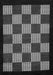 Checkered Gray Modern Rug, abs1531gry