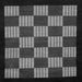 Square Checkered Gray Modern Rug, abs1531gry