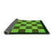 Sideview of Checkered Green Modern Rug, abs1531grn