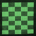 Square Checkered Emerald Green Modern Rug, abs1531emgrn