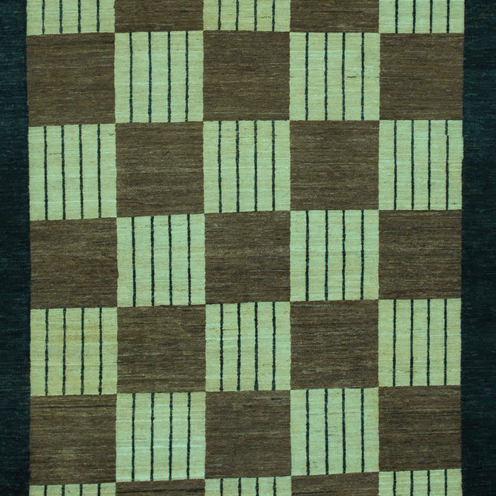 Machine Washable Checkered Light Blue Modern Rug, wshabs1531lblu