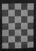 Machine Washable Checkered Gray Modern Rug, wshabs1531gry