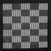 Square Machine Washable Checkered Gray Modern Rug, wshabs1531gry