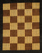 Abstract Red Checkered Rug, abs1531