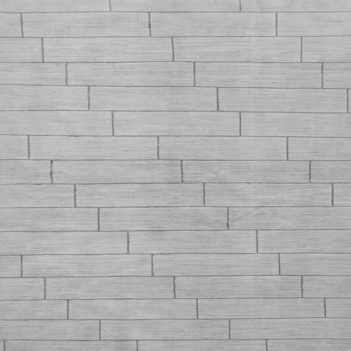 Square Solid Gray Modern Rug, abs1532gry